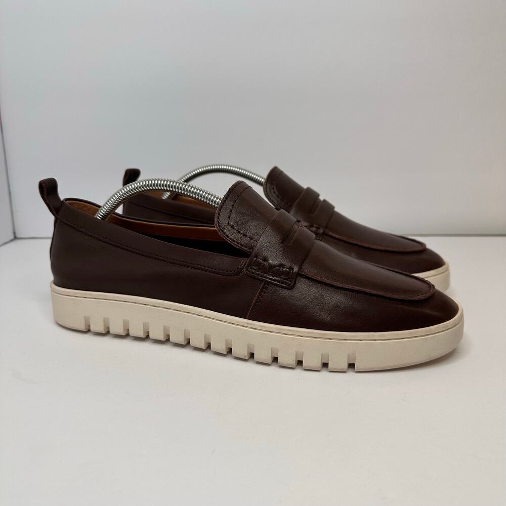Vionic Womens size 11 Uptown Loafers Dark Brown Leather Arch Support Packable - Picture 10 of 10